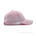 Nouveau design Pink Tie Dye Baseball Cap
